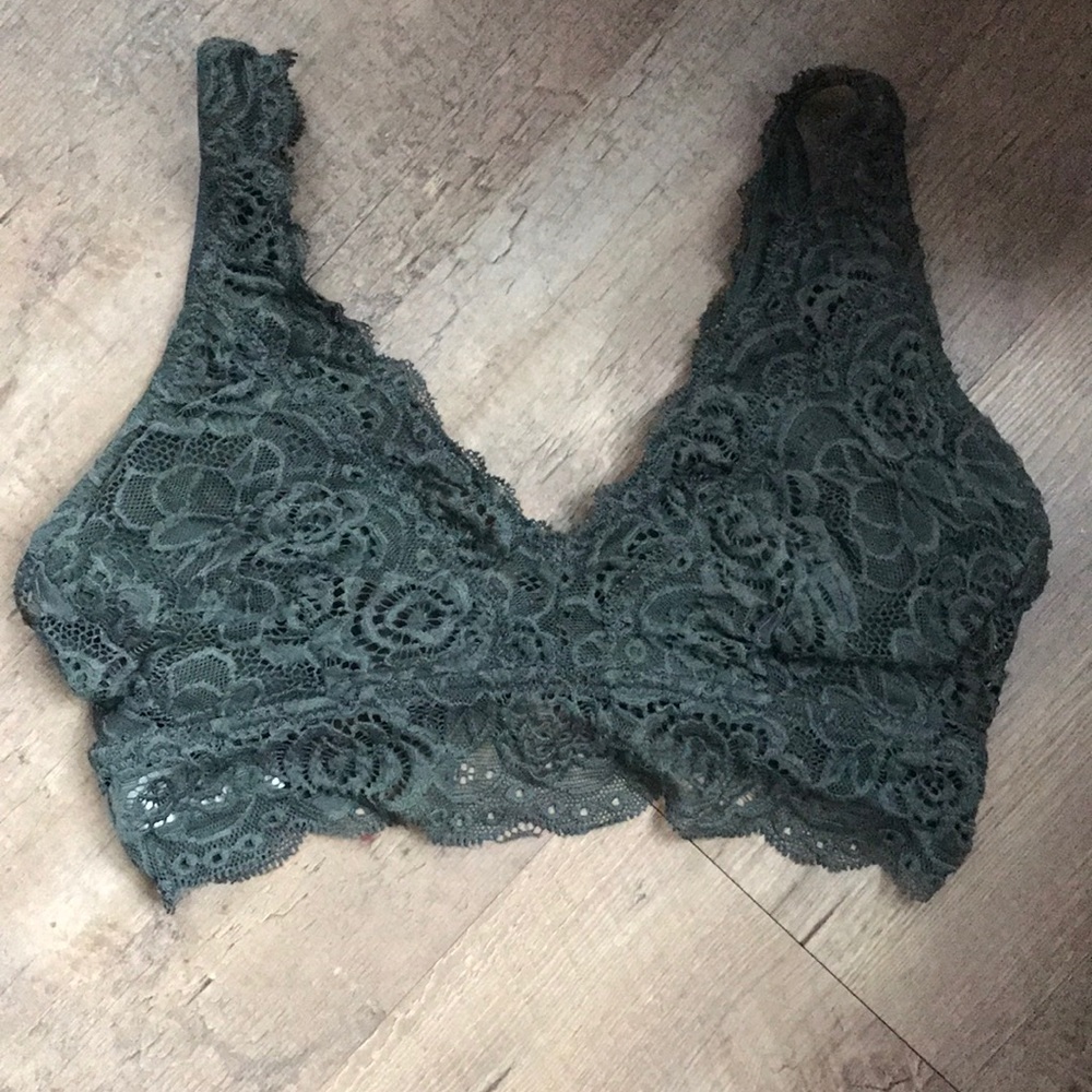 Olive Plunge Bralette